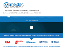 Tablet Screenshot of meistersupply.com